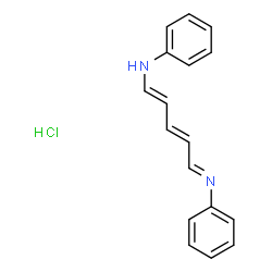 ChemSpider 2D Image | Glutacondianil hydrochloride | C17H17ClN2