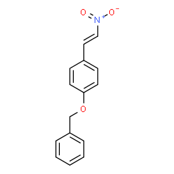 ChemSpider 2D Image | Benzyl 4-[(E)-2-nitrovinyl]phenyl ether | C15H13NO3