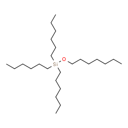 ChemSpider 2D Image | (Heptyloxy)(trihexyl)silane | C25H54OSi