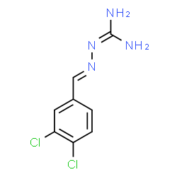 ChemSpider 2D Image | 2-[(3,4-dichlorophenyl)methylene]-1-hydrazinecarboximidamide | C8H8Cl2N4