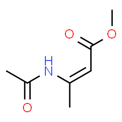 ChemSpider 2D Image | Methyl (2Z)-3-acetamido-2-butenoate | C7H11NO3
