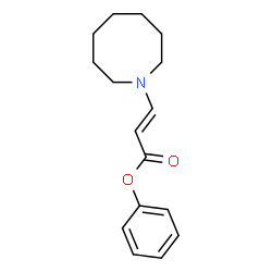 ChemSpider 2D Image | Phenyl (2E)-3-(1-azocanyl)acrylate | C16H21NO2
