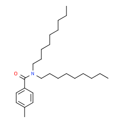 ChemSpider 2D Image | 4-Methyl-N,N-dinonylbenzamide | C26H45NO