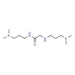 ChemSpider 2D Image | N,N~2~-Bis[3-(dimethylamino)propyl]glycinamide | C12H28N4O