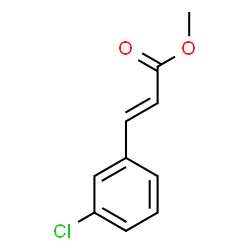 ChemSpider 2D Image | (E)-Methyl 3-(3-chlorophenyl)acrylate | C10H9ClO2