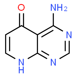 ChemSpider 2D Image | 4-Aminopyrido[2,3-d]pyrimidin-5-ol | C7H6N4O