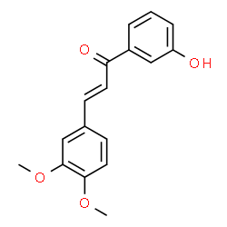 ChemSpider 2D Image | (2E)-3-(3,4-Dimethoxyphenyl)-1-(3-hydroxyphenyl)-2-propen-1-on | C17H16O4