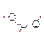 InChI=1/C17H12Cl2O/c18-15-5-1-3-13(11-15)7-9-17(20)10-8-14-4-2-6-16(19)12-14/h1-12H/b9-7+,10-8+