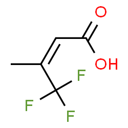 ChemSpider 2D Image | (2Z)-4,4,4-Trifluoro-3-methyl-2-butenoic acid | C5H5F3O2