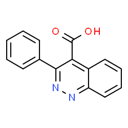ChemSpider 2D Image | 3-Phenyl-4-cinnolinecarboxylic acid | C15H10N2O2