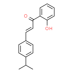 ChemSpider 2D Image | 2'-HYDROXY-4-ISOPROPYLCHALCONE | C18H18O2