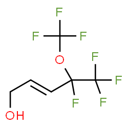 ChemSpider 2D Image | (2E)-4,5,5,5-Tetrafluoro-4-(trifluoromethoxy)-2-penten-1-ol | C6H5F7O2