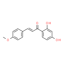 ChemSpider 2D Image | 2',4'-Dihydroxy-4-methoxychalcone | C16H14O4