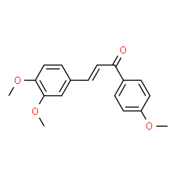 ChemSpider 2D Image | Chalcone, 3,4,4'-trimethoxy- | C18H18O4