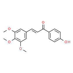 ChemSpider 2D Image | 4'-Hydroxy-3,4,5-trimethoxychalcone | C18H18O5