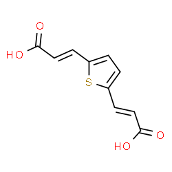 ChemSpider 2D Image | (2E,2'E)-3,3'-(2,5-Thienediyl)bisacrylic acid | C10H8O4S