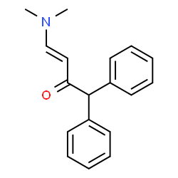 ChemSpider 2D Image | (3E)-4-(Dimethylamino)-1,1-diphenyl-3-buten-2-one | C18H19NO