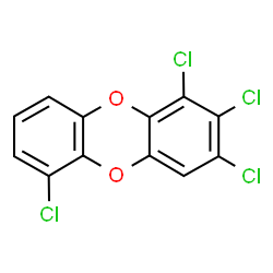 ChemSpider 2D Image | 1,2,3,6-Tetrachlorooxanthrene | C12H4Cl4O2