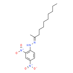 ChemSpider 2D Image | 2-Undecanone 2,4-dinitrophenylhydrazone | C17H26N4O4