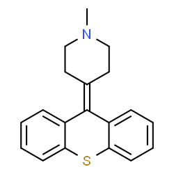 ChemSpider 2D Image | pimethixene | C19H19NS