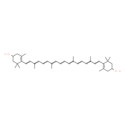 ChemSpider 2D Image | beta,beta-Carotene-3,3'-diol | C40H56O2