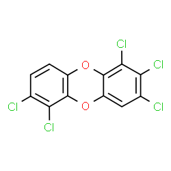ChemSpider 2D Image | 1,2,3,6,7-Pentachlorooxanthrene | C12H3Cl5O2