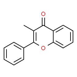 ChemSpider 2D Image | 3-Methylflavone | C16H12O2