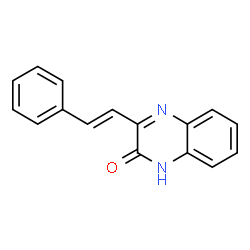 ChemSpider 2D Image | 3-Styrylquinoxalin-2(1H)-one | C16H12N2O