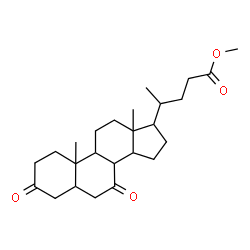 ChemSpider 2D Image | Methyl 3,7-dioxocholan-24-oate | C25H38O4