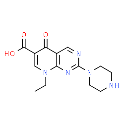 ChemSpider 2D Image | Pipemidic acid | C14H17N5O3