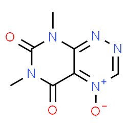 ChemSpider 2D Image | 6,8-Dimethylpyrimido[5,4-e][1,2,4]triazine-5,7(6H,8H)-dione 4-oxide | C7H7N5O3