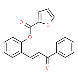 ChemSpider 2D Image | 2-[(1E)-3-Oxo-3-phenyl-1-propen-1-yl]phenyl 2-furoate | C20H14O4