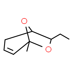 ChemSpider 2D Image | 7-Ethyl-5-methyl-6,8-dioxabicyclo[3.2.1]oct-3-ene | C9H14O2
