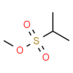 ChemSpider 2D Image | Methyl 2-propanesulfonate | C4H10O3S