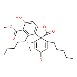 ChemSpider 2D Image | METHYL PICROLICHENATE | C26H32O7