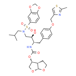 ChemSpider 2D Image | Brecanavir | C33H41N3O10S2