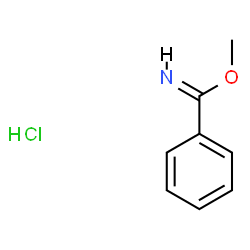 ChemSpider 2D Image | Methyl benzenecarboximidate hydrochloride (1:1) | C8H10ClNO