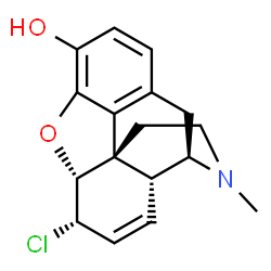 ChemSpider 2D Image | alpha-Chloromorphide | C17H18ClNO2