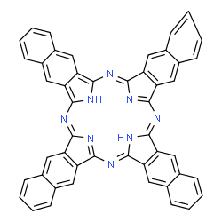 ChemSpider 2D Image | Naphthalocyanine | C48H26N8