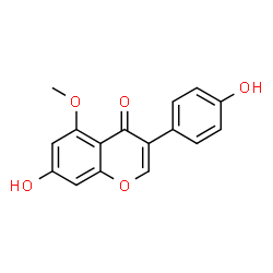 ChemSpider 2D Image | 5-O-Methylgenistein | C16H12O5