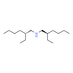 ChemSpider 2D Image | (2S)-2-Ethyl-N-[(2R)-2-ethylhexyl]-1-hexanamine | C16H35N