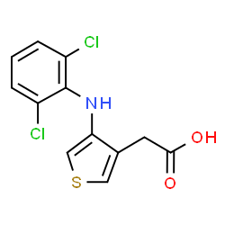 ChemSpider 2D Image | eltenac | C12H9Cl2NO2S