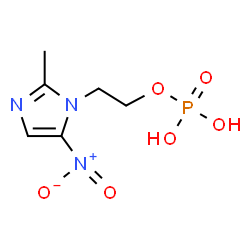 ChemSpider 2D Image | METRONIDAZOLE PHOSPHATE | C6H10N3O6P