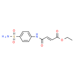 ChemSpider 2D Image | Ethyl (2E)-4-oxo-4-[(4-sulfamoylphenyl)amino]-2-butenoate | C12H14N2O5S