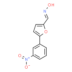 ChemSpider 2D Image | 5-(3-nitrophenyl)-2-furaldehyde oxime | C11H8N2O4