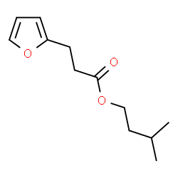 ChemSpider 2D Image | Isoamyl 3-(2-furan)propionate | C12H18O3