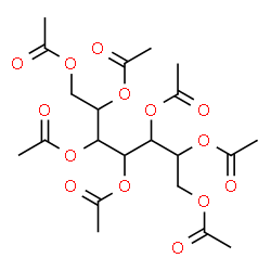 ChemSpider 2D Image | 1,2,3,4,5,6,7-Heptaneheptayl heptaacetate | C21H30O14