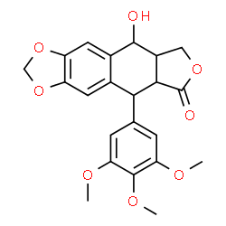 ChemSpider 2D Image | Picropodophyllin | C22H22O8