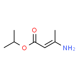 ChemSpider 2D Image | Isopropyl (2E)-3-amino-2-butenoate | C7H13NO2