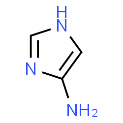 ChemSpider 2D Image | 4-Aminoimidazole | C3H5N3